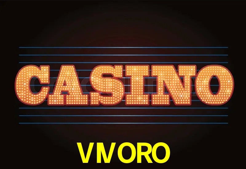 Escena dinámica inspirada en casino con iluminación VIVORO, cartas, fichas e íconos de juegos digitales en un espacio moderno de juegos.